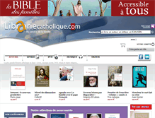 Tablet Screenshot of librairiecatholique.com